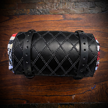 Load image into Gallery viewer, Bedroll for Motorcycles - Generation 2, Black, Double Diamond Stitching, Custom Colors