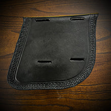 Load image into Gallery viewer, Swing Arm Bag - Fits Indian Scout &amp; Chief Models, With Alligator Print, On Black Leather