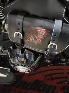 Heat Shield - Custom Art, with Pouch, Fits Indian Chief, Chieftain, Springfield, Vintage and Roadmaster