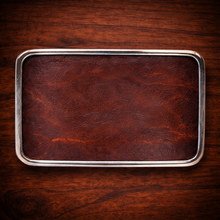 Load image into Gallery viewer, Belt Buckle Brown Leather (Ships Now)