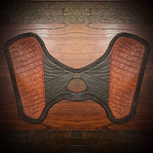 Load image into Gallery viewer, Heat Shield for Indian Scout Motorcycles - Indian Tan, Genuine American Alligator,