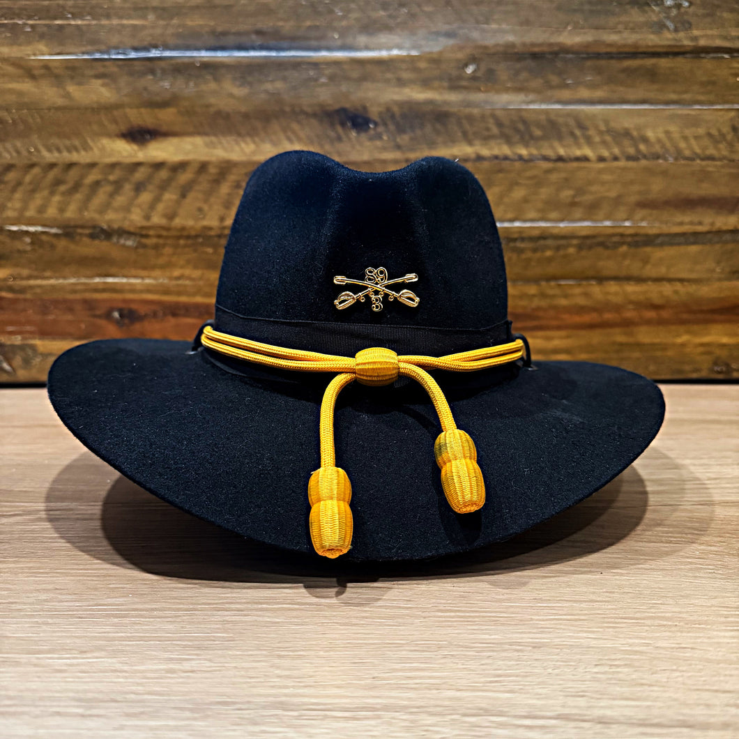 The Cavalry Hat, “Stetson” Head Gear Worn By Current Cavalry Soldiers – Forged Glory Custom Leather Craft