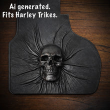 Load image into Gallery viewer, Heat Shield Nightmare Skull, Black, Custom Made To Fit Any Make and Model Of Bike