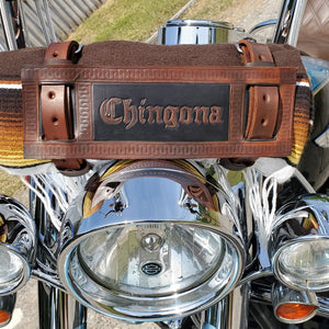 Bedroll for Motorcycles - Custom Art, Brown