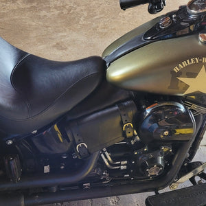 Heat shield for Harley Davidson, Two Pouches