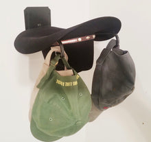Load image into Gallery viewer, Metal Hat Rack, Wall Mount