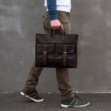 Leather Messenger Bag, Multiple Colors Available