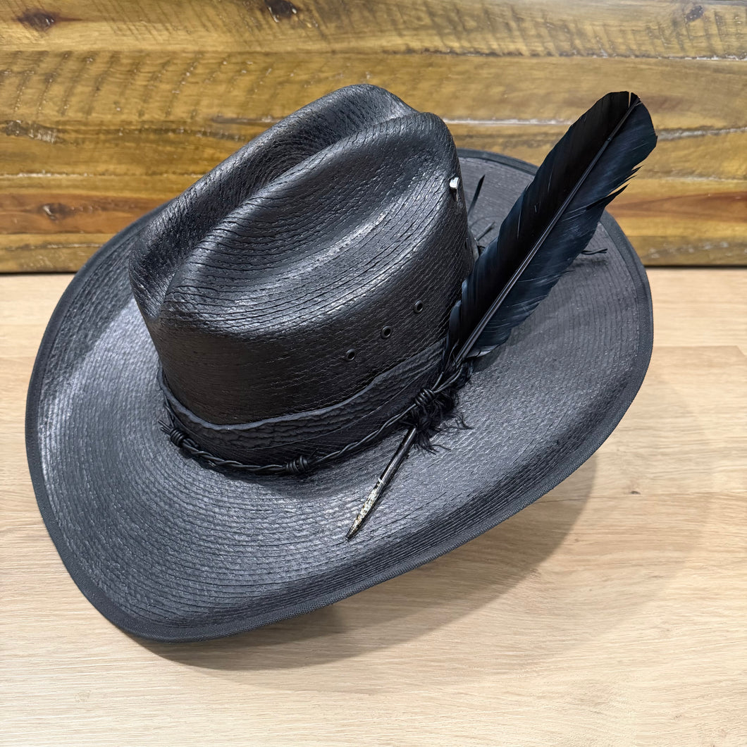 Hellbound Backroads, Revenant Straw Hat, Black Bangora, Genuine
