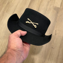 Load image into Gallery viewer, The Lemmy Revenant Hat Porkpie Crown With Sabers