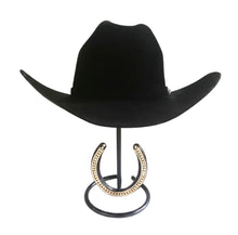 Load image into Gallery viewer, Metal Hat Stand W/ Rhinestone Horseshoe