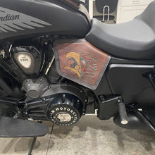Load image into Gallery viewer, Heat Shield for Indian Challenger and Pursuit Motorcycles - Aztec Eagle Warrior Art