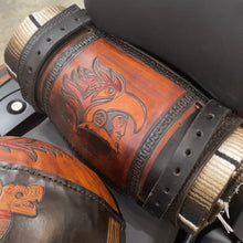 Load image into Gallery viewer, Bedroll for Motorcycles - Generation 2, Aztec Warrior Art