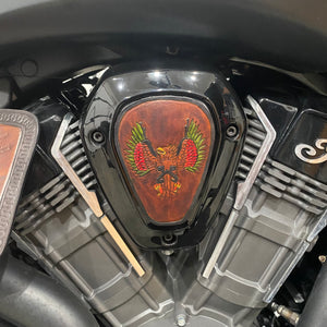 Leather Emblem for the Indian Challenger V-Cover Eagle