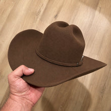 Load image into Gallery viewer, The Cattleman Crease Cowboy Hat, Brown, Size 7 1/2 60cm, 100% Wool (Ships Now)