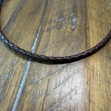 Load image into Gallery viewer, Hat Round Braid, Brown Leather Braid (Ships Now)