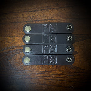 Vest Extenders, Leather, set of 4