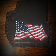 Load image into Gallery viewer, Heat shield for Harley Davidson - Banner Still Waves, Art