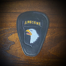 Load image into Gallery viewer, Leather Emblem for the Indian Challenger V-Cover 101st Airborne Art