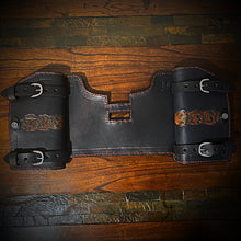 Load image into Gallery viewer, Heat shield for Harley Davidson, Two Pouches Skull Totem