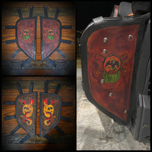 Load image into Gallery viewer, Engine Guard Covers for Indian Challenger, Custom Art