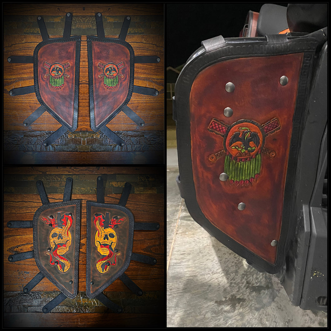 Engine Guard Covers for Indian Challenger, Custom Art