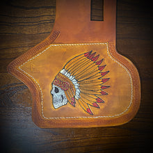 Load image into Gallery viewer, Heat Shield, Life &amp; Death, Indian Tan - Fits Indian Chief, Chieftain, Springfield, Vintage and Roadmaster