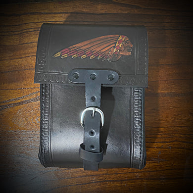 Rear Crash Bar Bag - Native Warbonnet, Black (Ships Now) Clearance sale