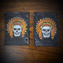 Load image into Gallery viewer, Motorcycle Fork Covers - Native Skull
