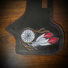 Load image into Gallery viewer, Heat Shield, Dreamcatcher in the Wind, Black - Fits Indian Chief, Chieftain, Springfield, Vintage and Roadmaster