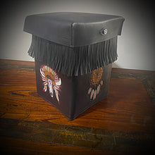 Load image into Gallery viewer, Sissy Bar Bag Medium Size Custom Art