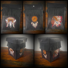 Load image into Gallery viewer, Sissy Bar Bag Medium Size Custom Art