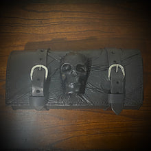 Load image into Gallery viewer, Tool bag for Motorcycle - Nightmare Skull, Black