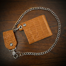 Load image into Gallery viewer, Billfold - Genuine Tan Alligator