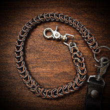 Load image into Gallery viewer, Chainmail Chain - Box Weave - Copper &amp; Steel