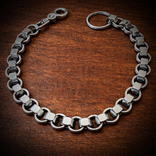 Load image into Gallery viewer, Chainmail Chain - Nuts of Steel - steel nuts, steel rings