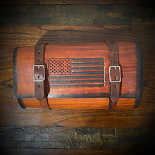 Load image into Gallery viewer, Oversized Tool bag for Motorcycle - Custom Art, Brown