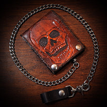 Load image into Gallery viewer, Billfold Custom Art Brown