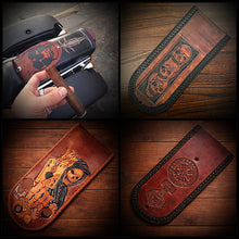 Load image into Gallery viewer, Fender Bib - Custom Art, Brown