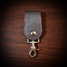 Load image into Gallery viewer, Belt Loop - Elephant, Black, Red Stitching