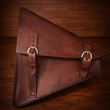 Load image into Gallery viewer, Swingarm Bag - Custom Art, Brown