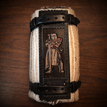 Load image into Gallery viewer, Bedroll for Motorcycles - Custom Art, Black