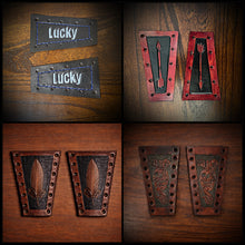 Load image into Gallery viewer, Brake &amp; Clutch Leather Lever Covers - Custom Art