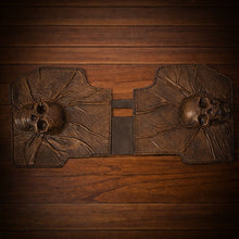 Load image into Gallery viewer, Heat Shield Nightmare Skull, Brown, Custom Made To Fit Any Make and Model Of Bike