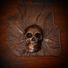 Load image into Gallery viewer, Heat Shield Nightmare Skull, Brown, Custom Made To Fit Any Make and Model Of Bike