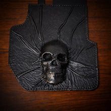 Load image into Gallery viewer, Heat Shield Nightmare Skull, Black, Custom Made To Fit Any Make and Model Of Bike