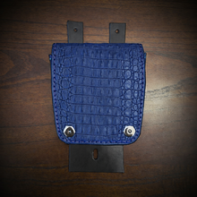 Load image into Gallery viewer, Tank Bib - Fits Indian Roadmaster, Springfield &amp; Chieftain, With Pouch, Genuine American Alligator, Different Colors Available