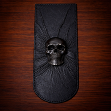 Load image into Gallery viewer, Fender Bib - Nightmare Skull, Black, Made To Fit Any Bike