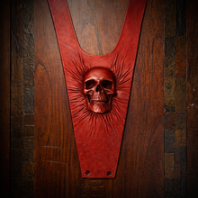 Load image into Gallery viewer, Tank Bib - Nightmare Skull, Fits Indian Challenger and Pursuit, Red