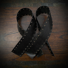 Load image into Gallery viewer, Leather Wraps For Handlebars, Highway Bars/Crash bars, Front Or Rear Custom Color (Ships Now)