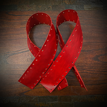 Load image into Gallery viewer, Leather Wraps For Handlebars, Highway Bars/Crash bars, Front Or Rear Custom Color (Ships Now)